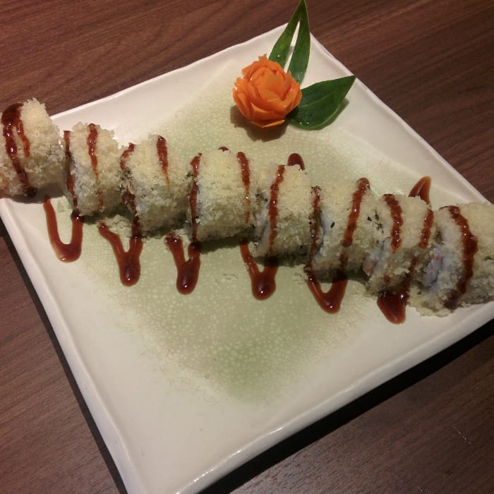 Shrimp Crunch Roll.