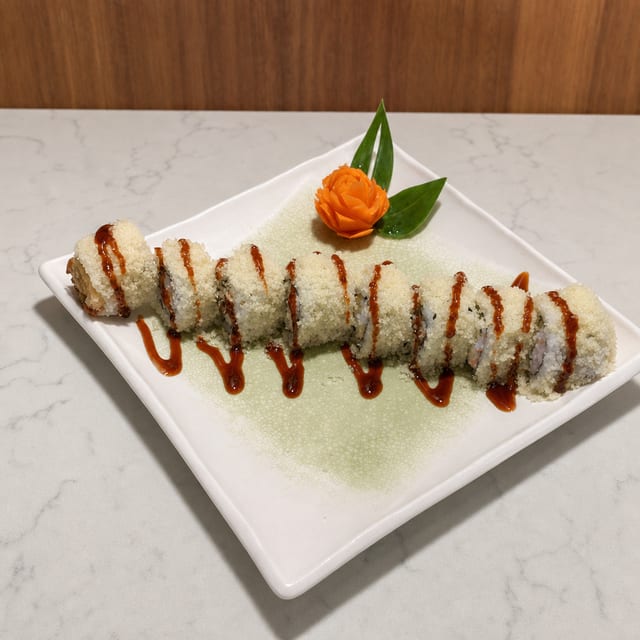 Shrimp Crunch Roll.